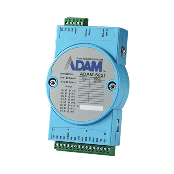 Advantech 16-Ch Isolated Digital Input Modbus Tcp ADAM-6251-B